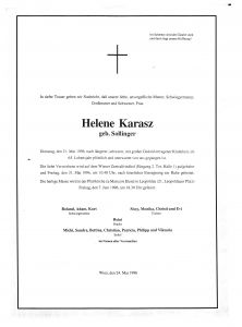 PATE - Helene Karasz, 21.5.1996, Wien
